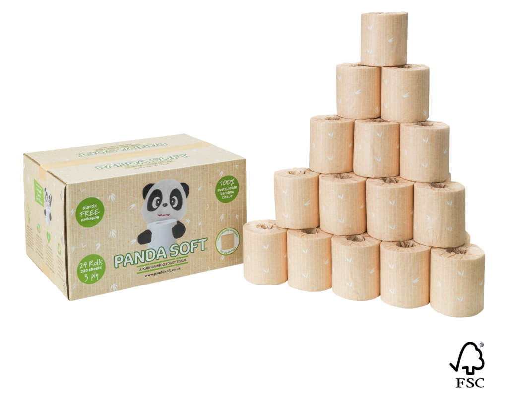 Luxury Bamboo Toilet Paper 24 Rolls For £15 Free Delivery Panda Soft