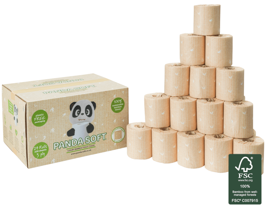 Luxury Bamboo Toilet Paper - 24 Rolls