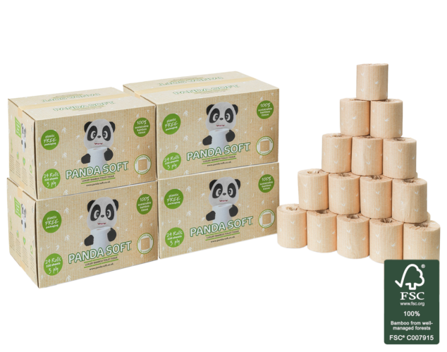 Luxury Bamboo Toilet Paper - 48 Rolls