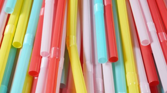Collection-of-plastic-straws